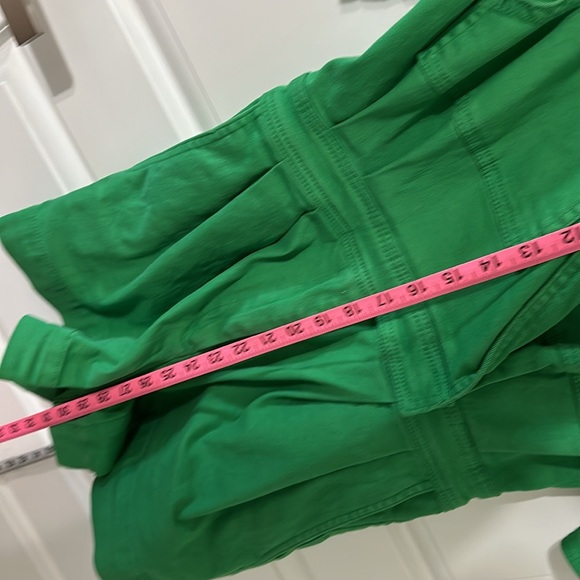 Day + Moon green shorts romper with pockets and snap waist - Picture 11 of 13